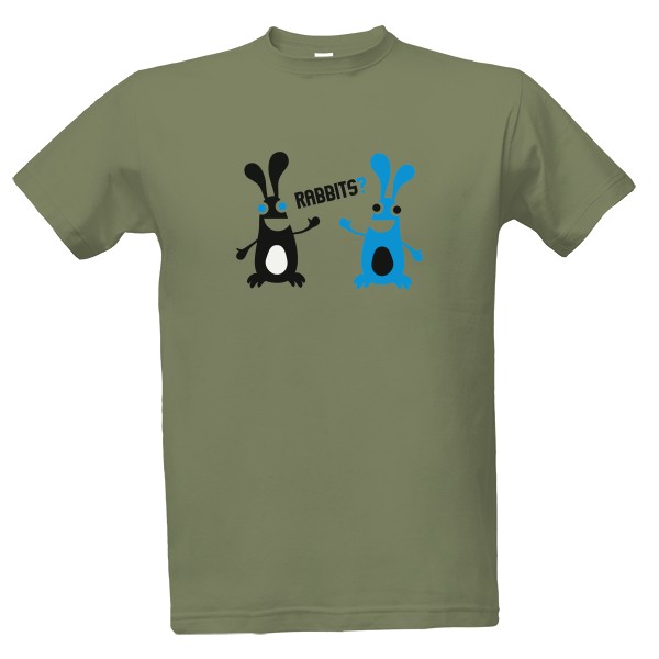 Tričko s potiskem Zajíci